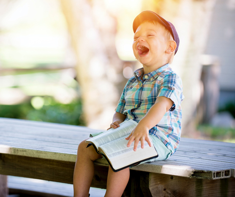 Child laughing