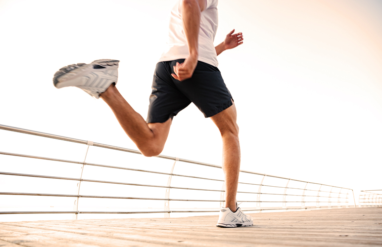 man running