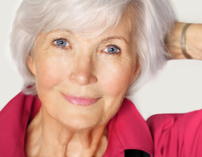woman smiling